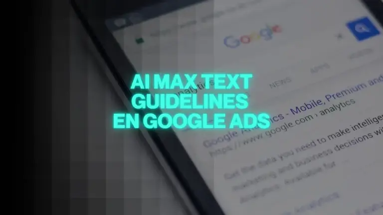 Cómo poner guidelines correctas ai max google ads
