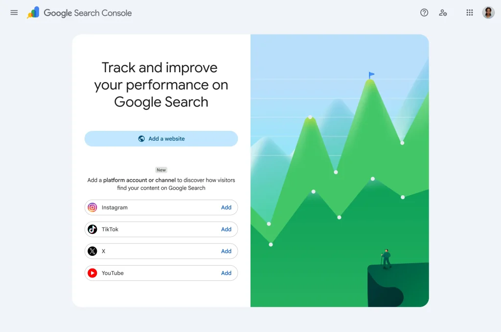 google search console como ver trafico en redes sociales